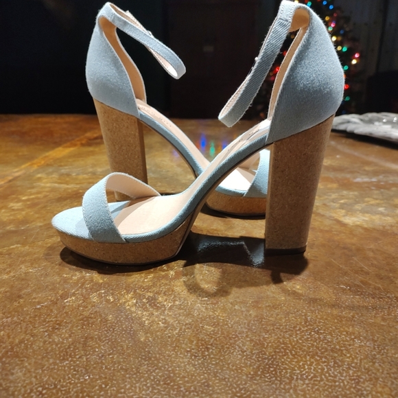 New Madden Girl Susie C Denim Fab Size 9.5 - Picture 2 of 5